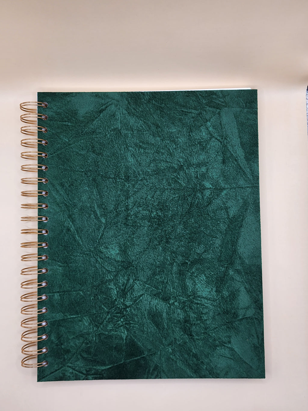 Green Velvet Material Journal