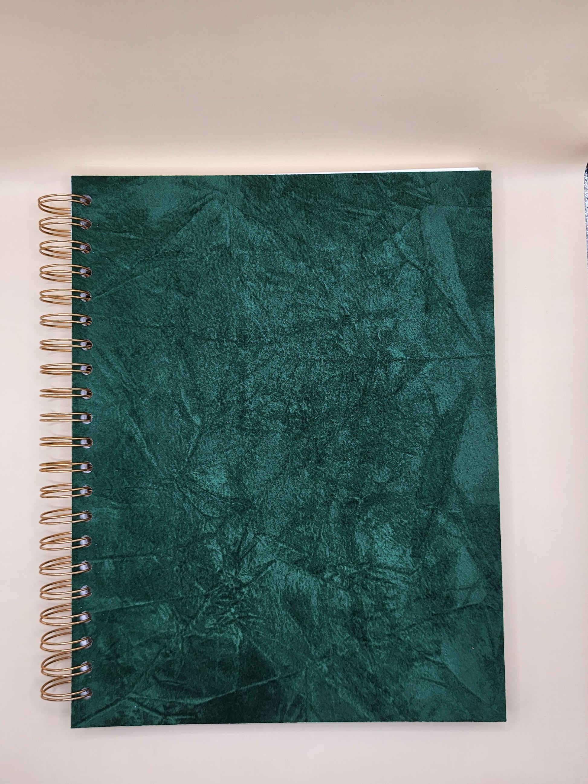 Green Velvet Material Journal