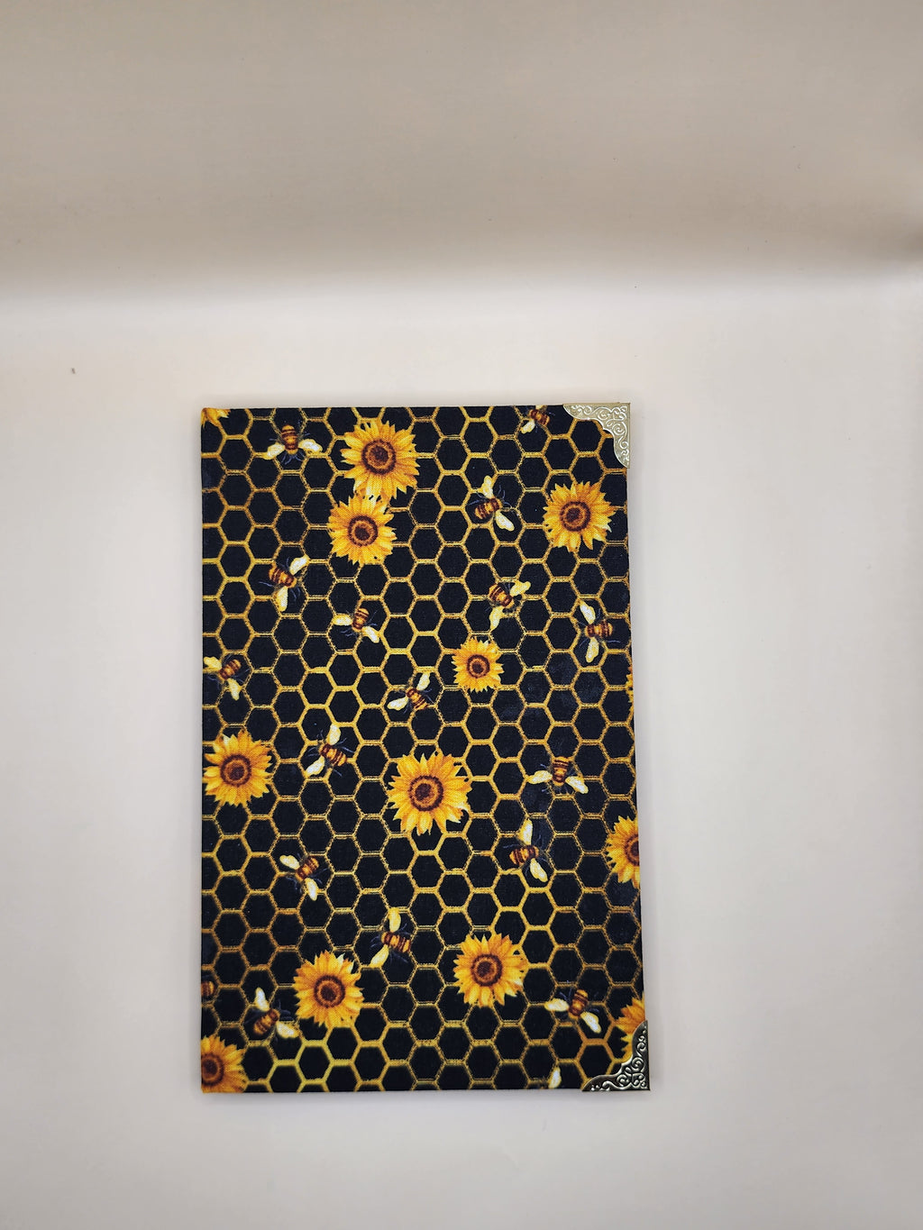 Sunflower and Bee Fabric Journal