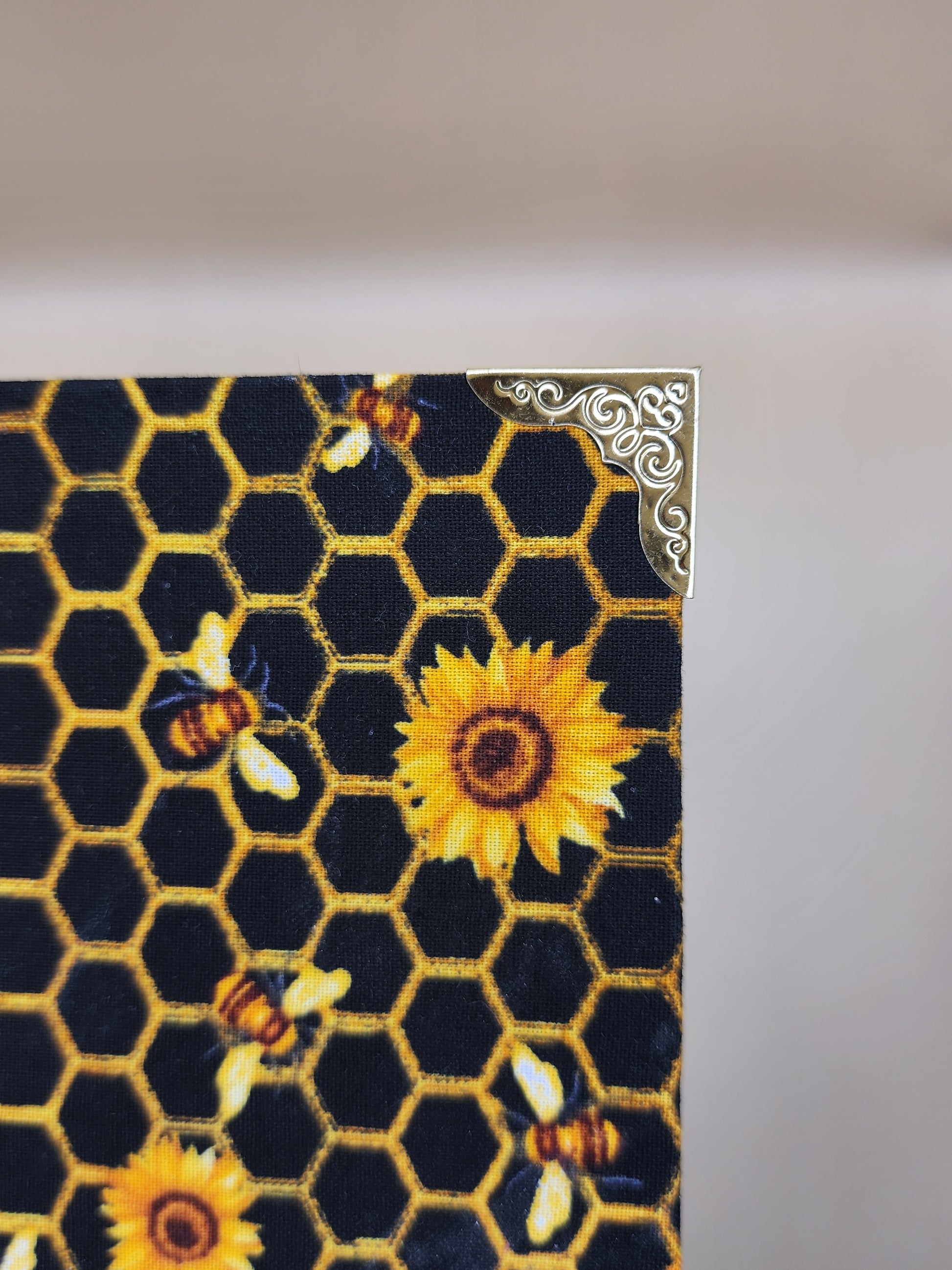 Sunflower and Bee Fabric Journal