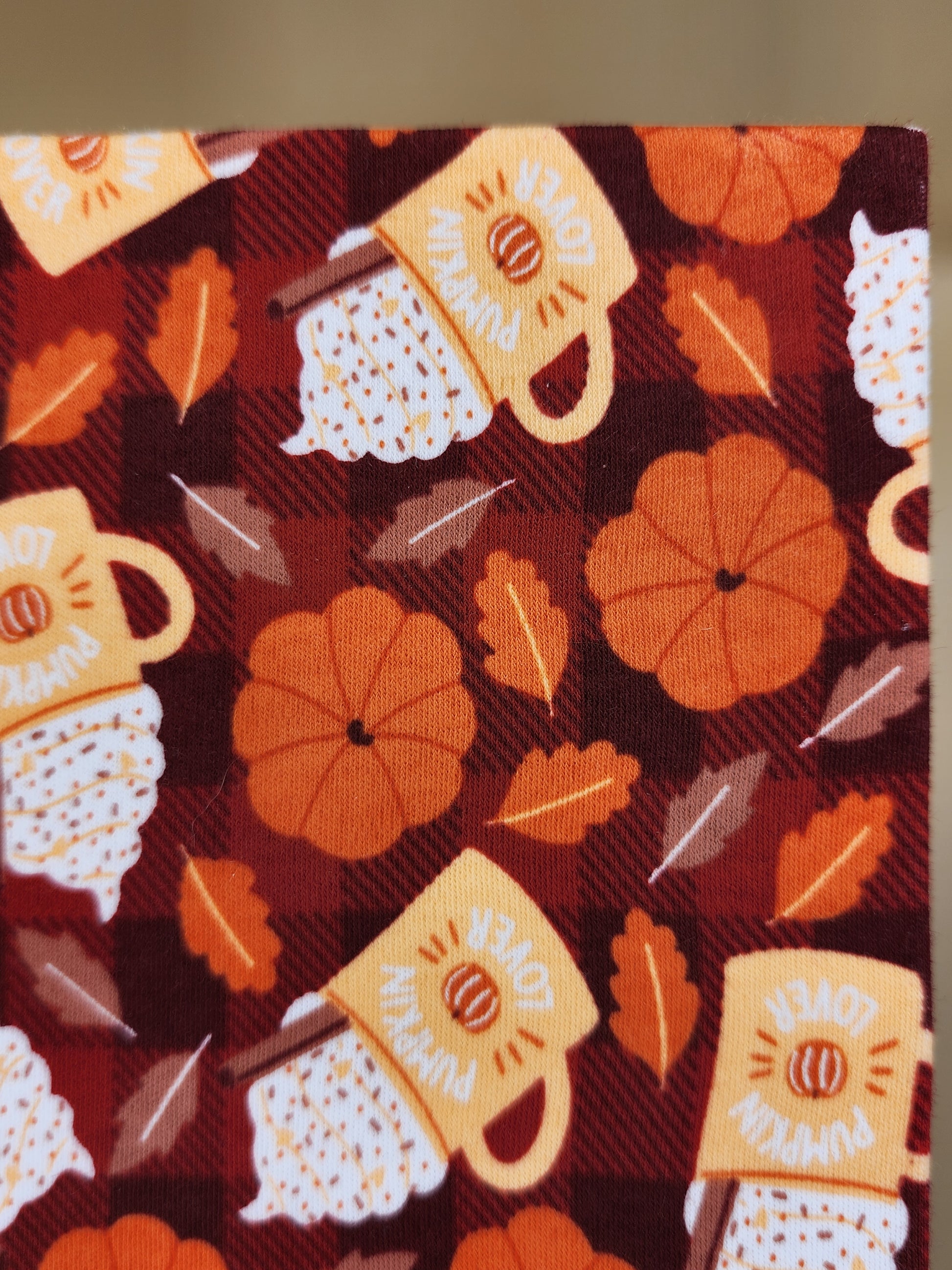Cozy Autumn Cotton Fabric Journal