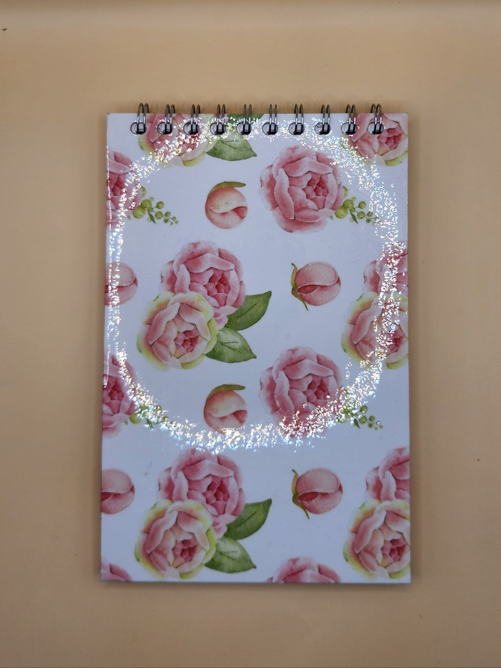 Pink Floral Beauty Sketch Journal
